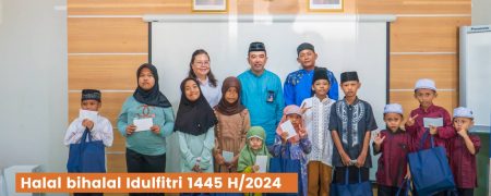 MLJ menggelar kegiatan halal bihalal Satuan Tugas (Satgas) Layanan Idulfitri 1445 H/2024 dan santunan anak yatim