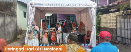 Peringati Hari Gizi Nasional MLJ serahkan tenda untuk Posyandu Melati 2